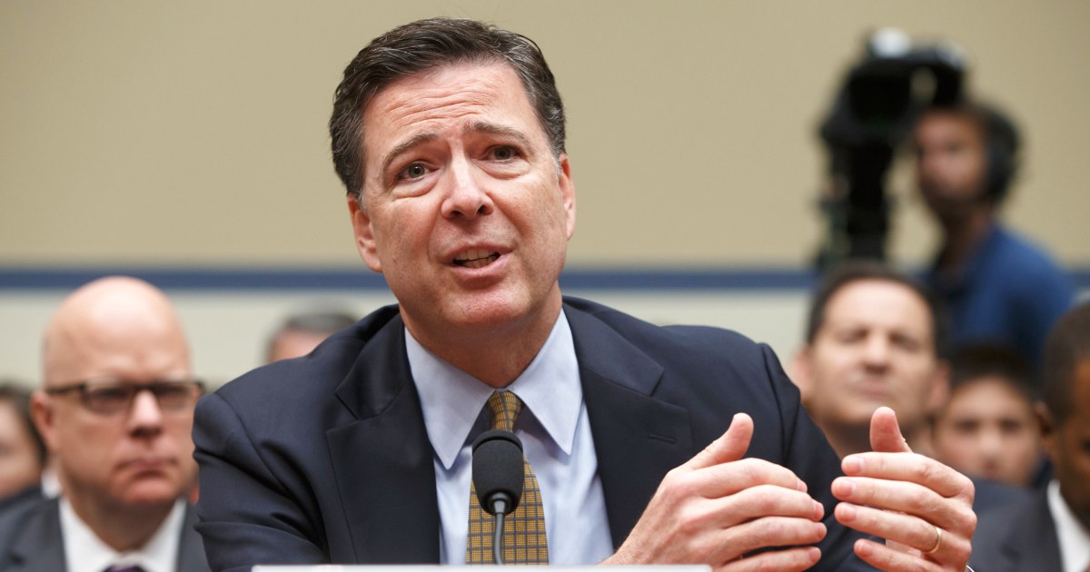 James Comey under investigation for social media post seen as a potential threat to Trump’s life